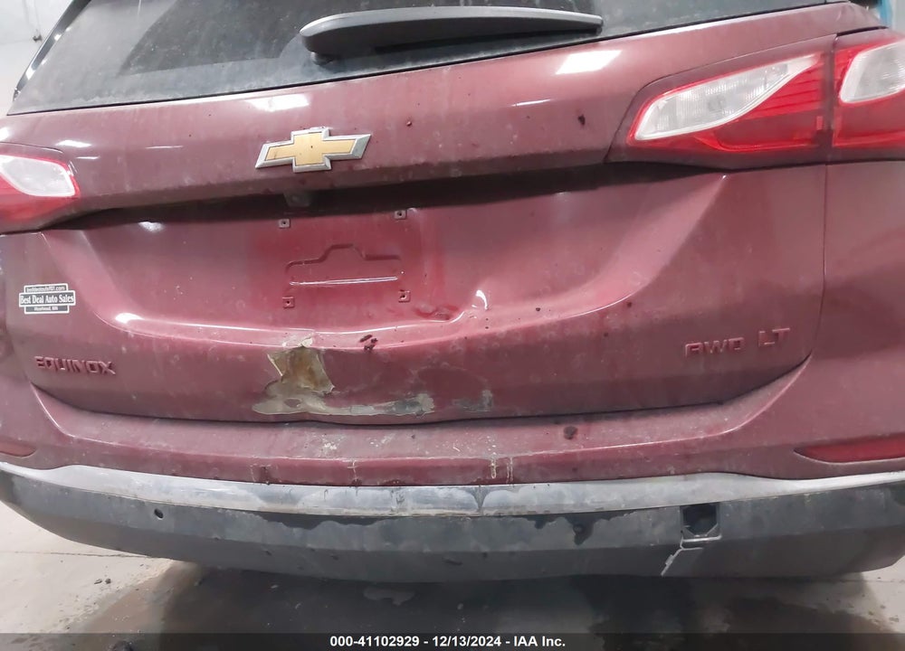 2018 CHEVROLET EQUINOX LT VIN: 2GNAXSEV3J6311597
