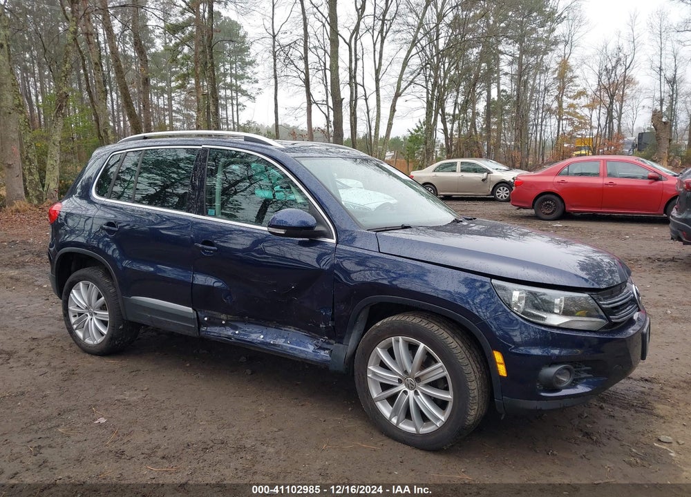 2013 VOLKSWAGEN TIGUAN VIN: WVGBV7AX1DW509981