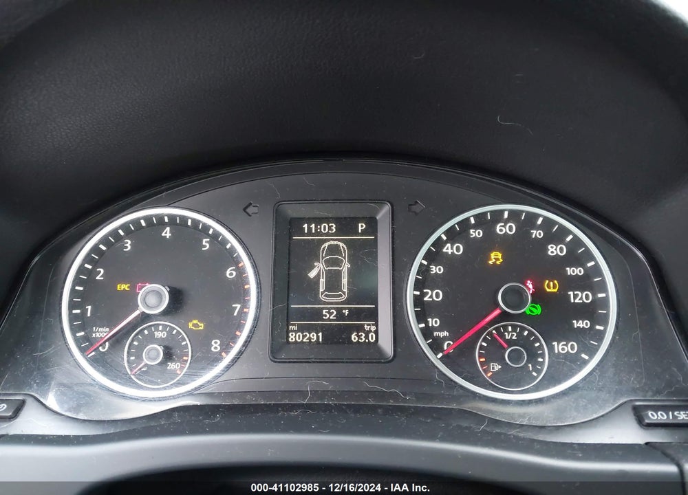 2013 VOLKSWAGEN TIGUAN VIN: WVGBV7AX1DW509981