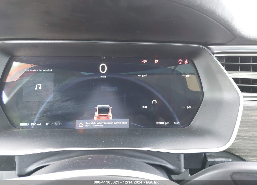 2016 TESLA MODEL X VIN: 5YJXCAE21GF003944