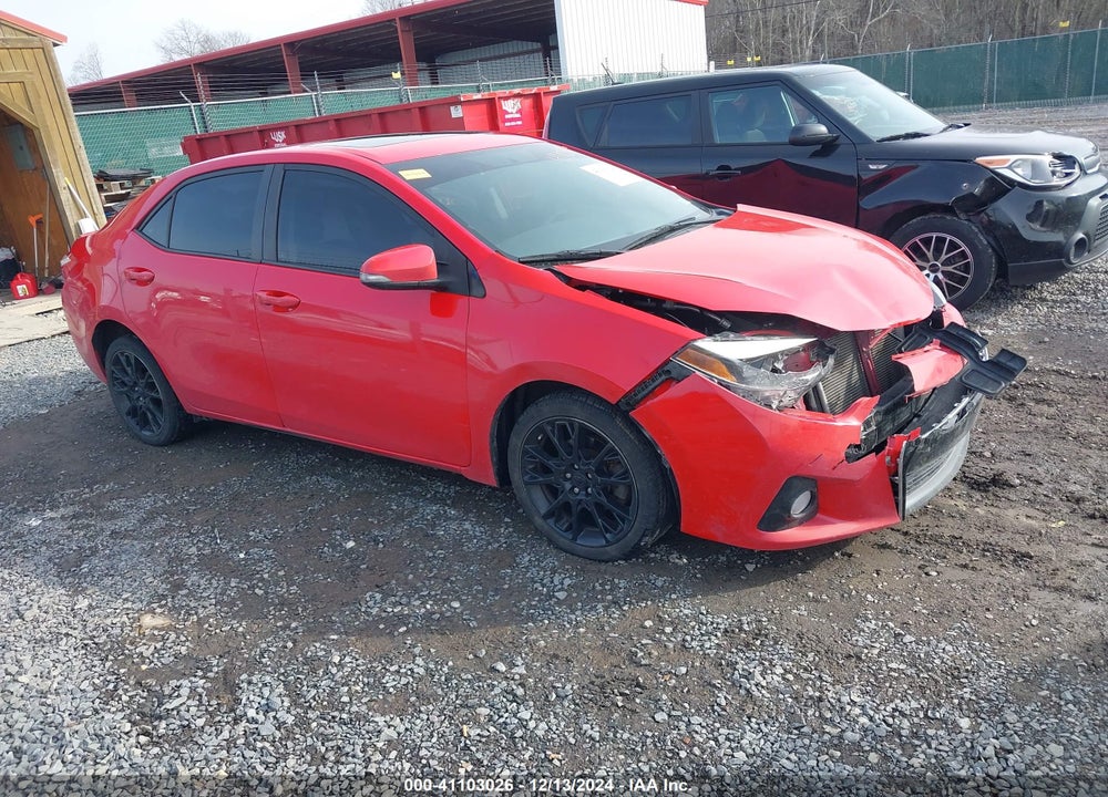 2016 TOYOTA COROLLA S W/SPECIAL EDITION PKG VIN: 2T1BURHEXGC554969