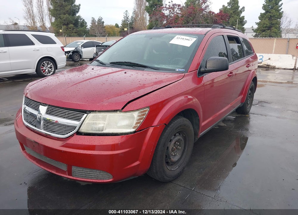 2009 DODGE JOURNEY SE VIN: 3D4GG47B39T516610