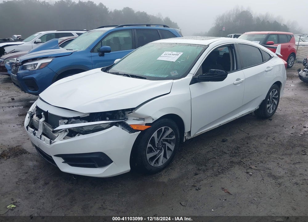 2016 HONDA CIVIC VIN: 2HGFC2F74GH529475