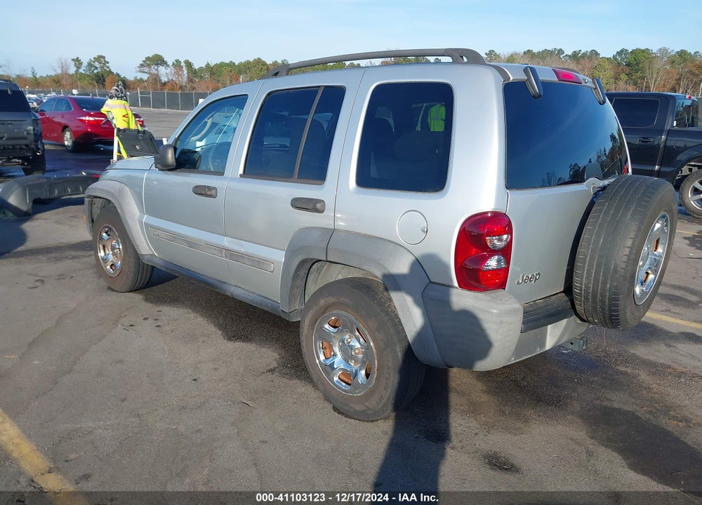 2007 JEEP LIBERTY SPORT VIN: 1J4GK48K67W709071