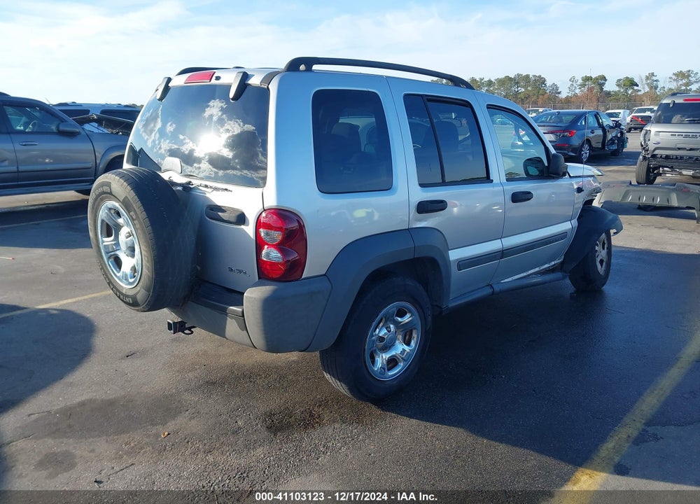 2007 JEEP LIBERTY SPORT VIN: 1J4GK48K67W709071