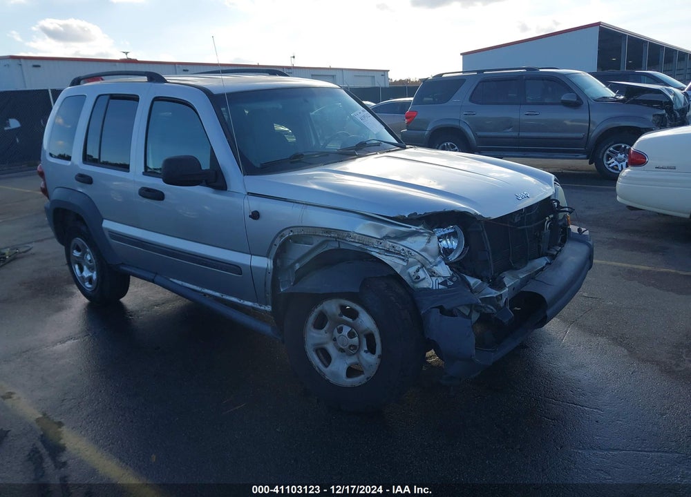 2007 JEEP LIBERTY SPORT VIN: 1J4GK48K67W709071