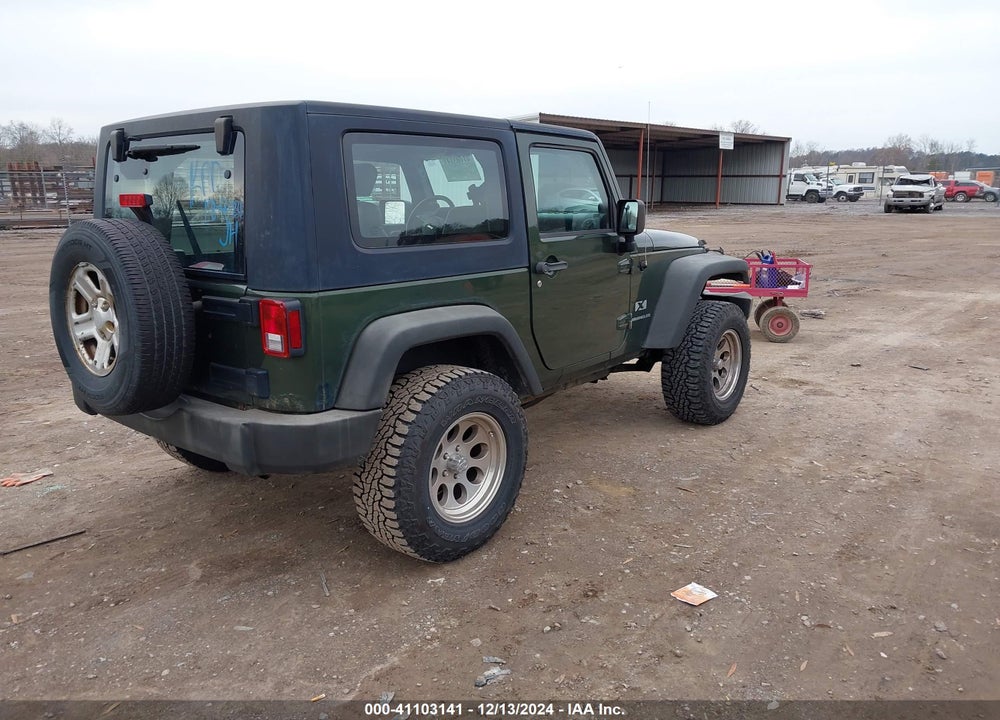 2008 JEEP WRANGLER X VIN: 1J4FA24138L559780