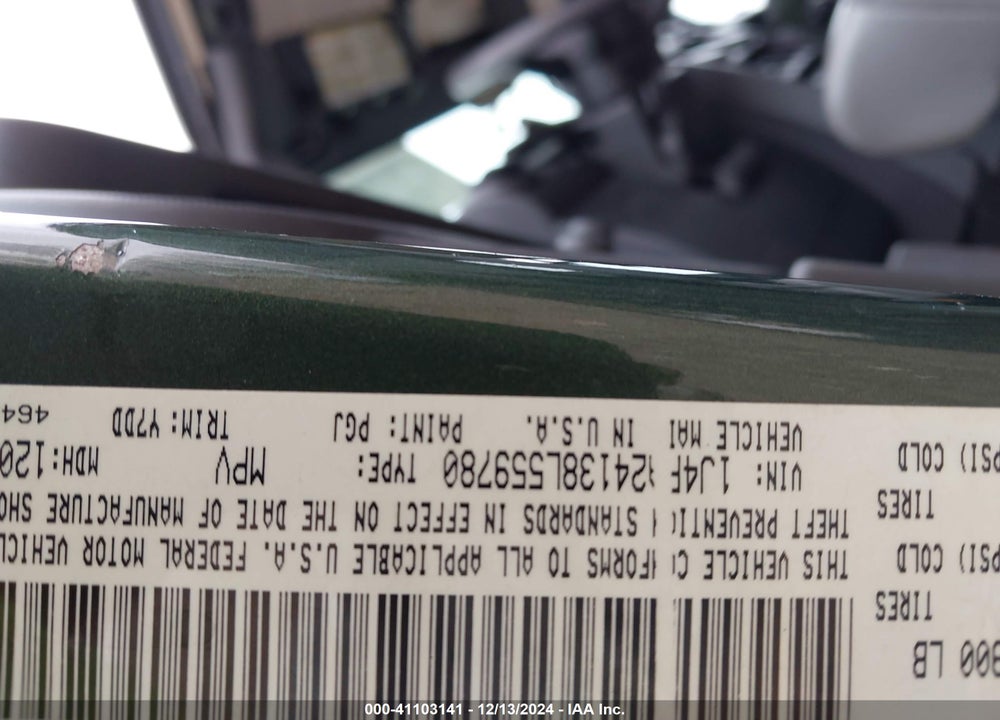 2008 JEEP WRANGLER X VIN: 1J4FA24138L559780