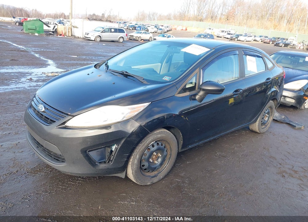 2012 FORD FIESTA S VIN: 3FADP4AJ7CM117349