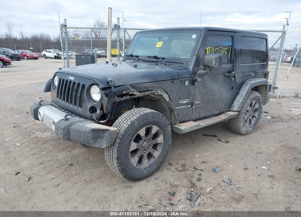2013 JEEP WRANGLER SAHARA VIN: 1C4AJWBG4DL570473