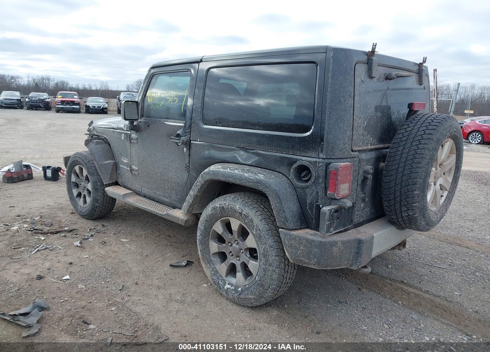 2013 JEEP WRANGLER SAHARA VIN: 1C4AJWBG4DL570473