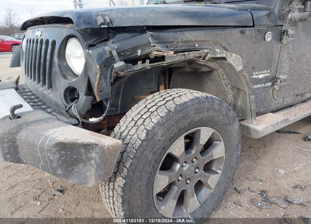 2013 JEEP WRANGLER SAHARA VIN: 1C4AJWBG4DL570473