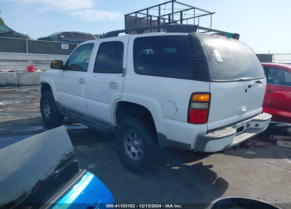 2004 CHEVROLET TAHOE Z71 VIN: 1GNEK13T54R190852