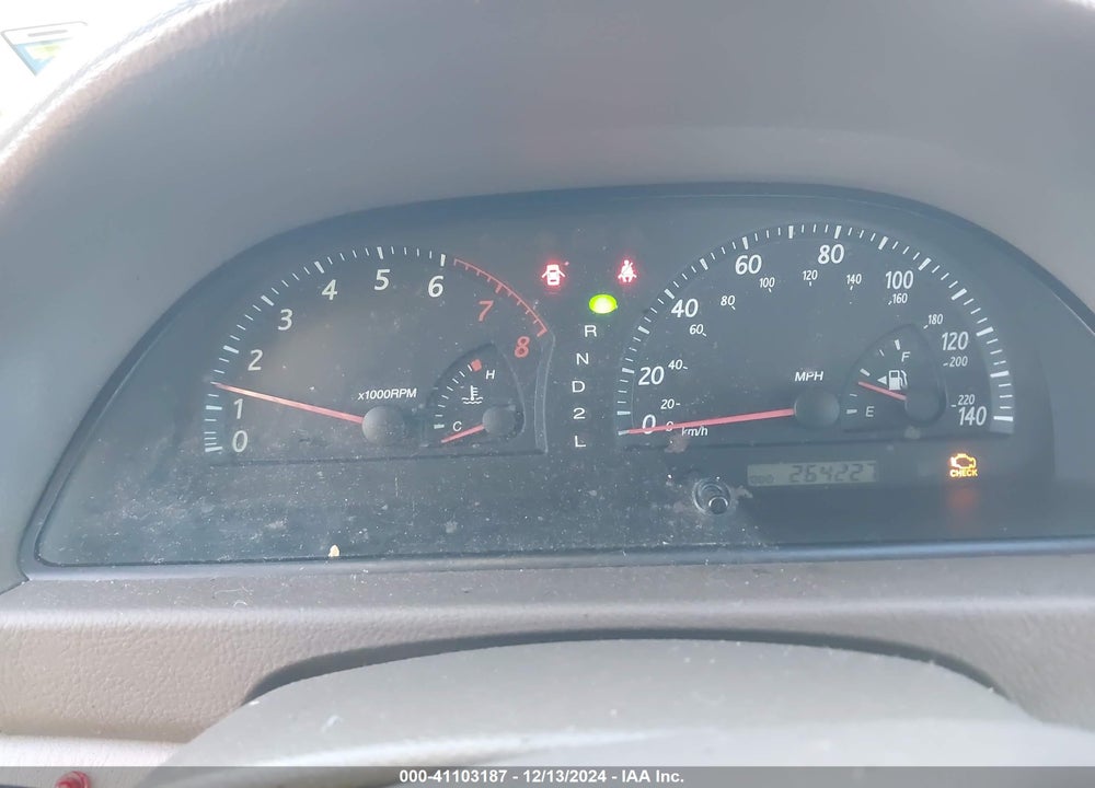 2002 TOYOTA CAMRY LE VIN: 4T1BE32K42U010208