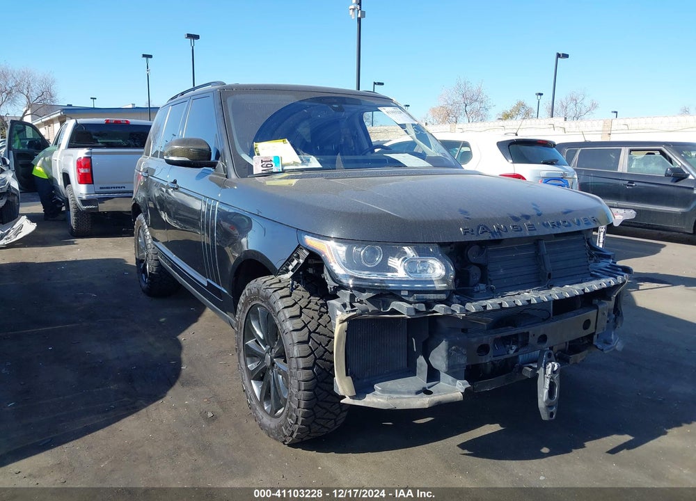 2016 LAND ROVER RANGE ROVER 3.0L V6 TURBOCHARGED DIESEL TD6 VIN: SALGR2KF7GA289358