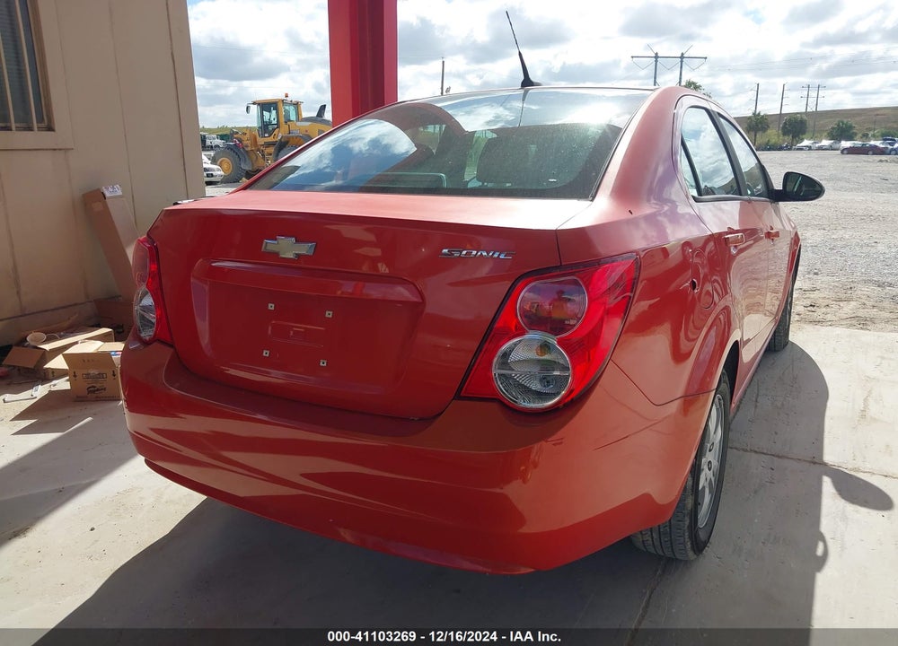 2012 CHEVROLET SONIC LS VIN: 1G1JA5SH5C4108511