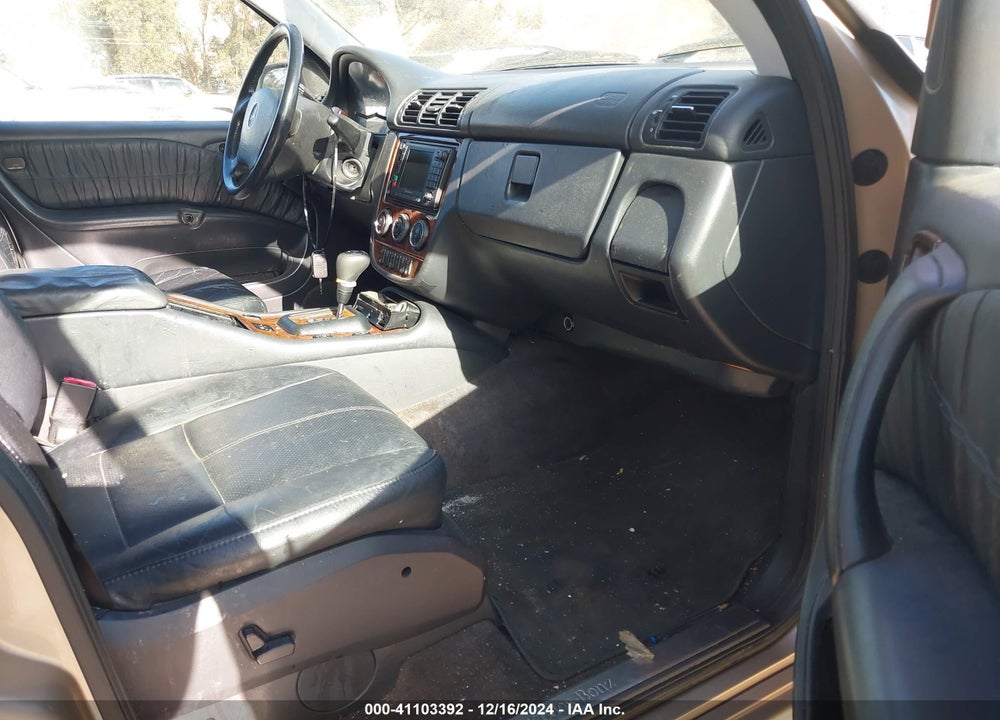 2002 MERCEDES-BENZ ML 320 VIN: 4JGAB54E12A298469