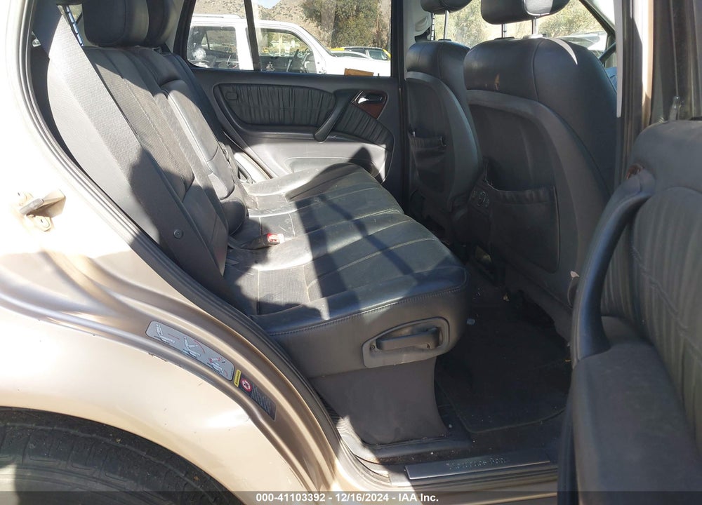 2002 MERCEDES-BENZ ML 320 VIN: 4JGAB54E12A298469