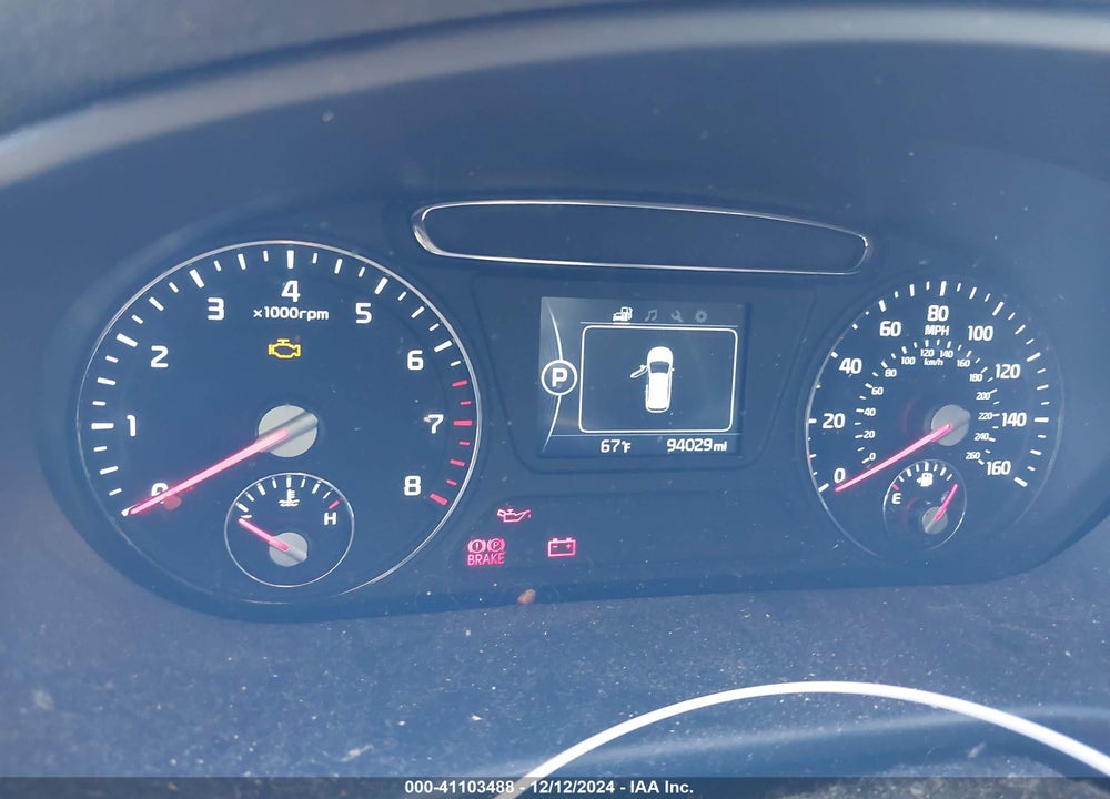 2016 KIA SORENTO 2.4L LX VIN: 5XYPG4A35GG066459
