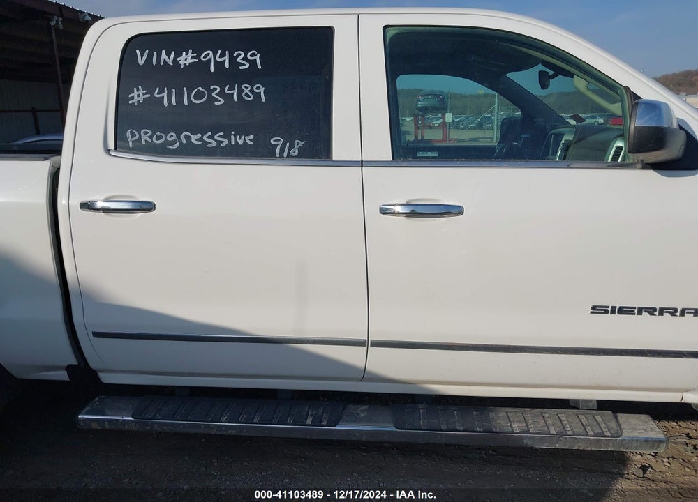2017 GMC SIERRA 1500 SLT VIN: 3GTU2NEC2HG449439
