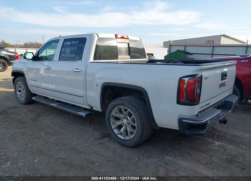 2017 GMC SIERRA 1500 SLT VIN: 3GTU2NEC2HG449439
