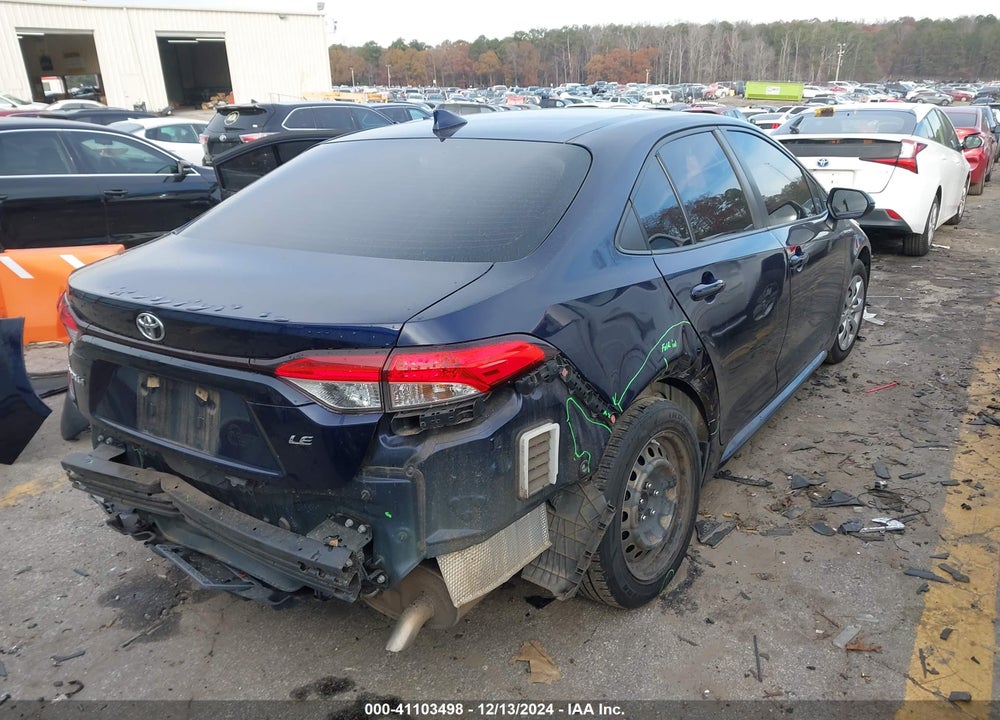 2020 TOYOTA COROLLA LE VIN: JTDEPRAE4LJ032092