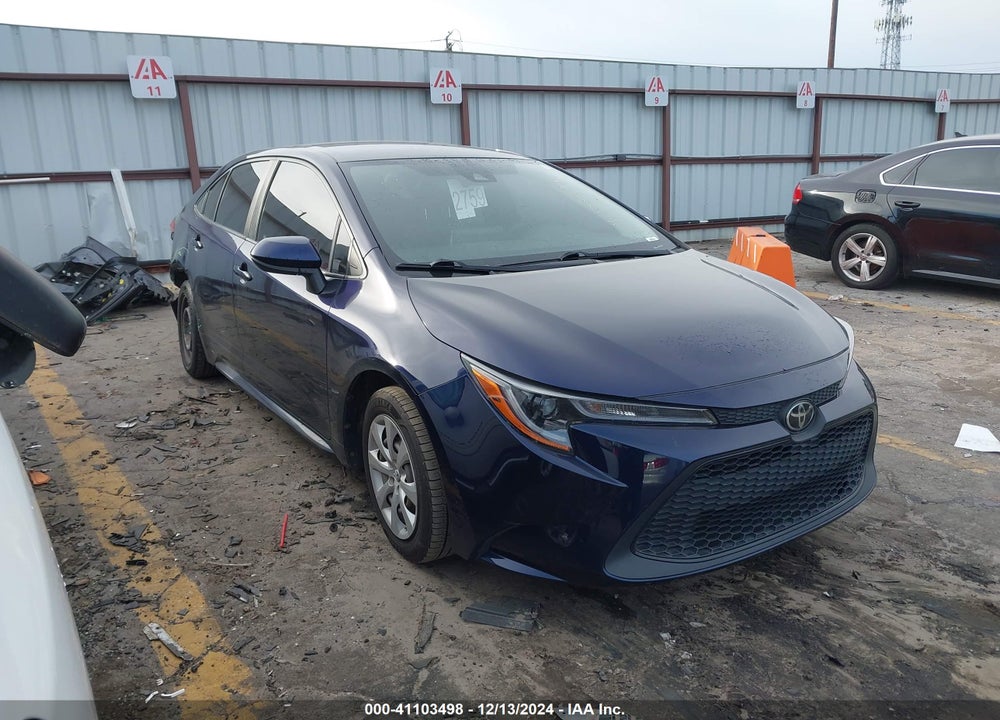 2020 TOYOTA COROLLA LE VIN: JTDEPRAE4LJ032092