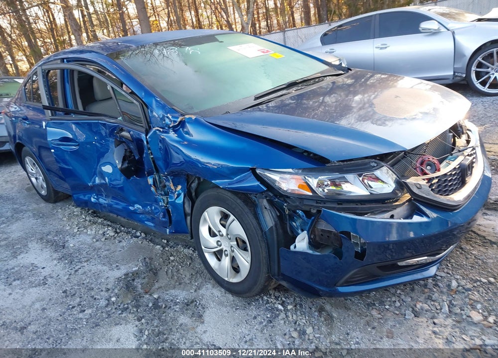 2014 HONDA CIVIC LX VIN: 19XFB2F51EE084878