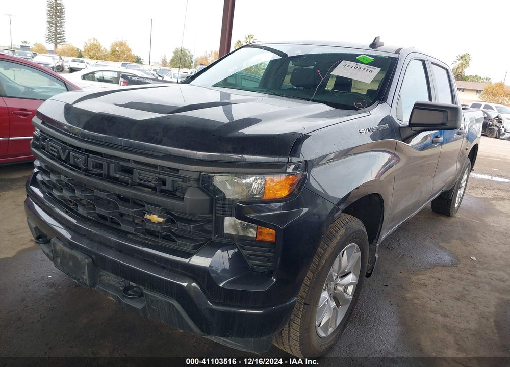 2022 CHEVROLET SILVERADO 1500 2WD SHORT BED CUSTOM VIN: 1GCPABEK0NZ530487