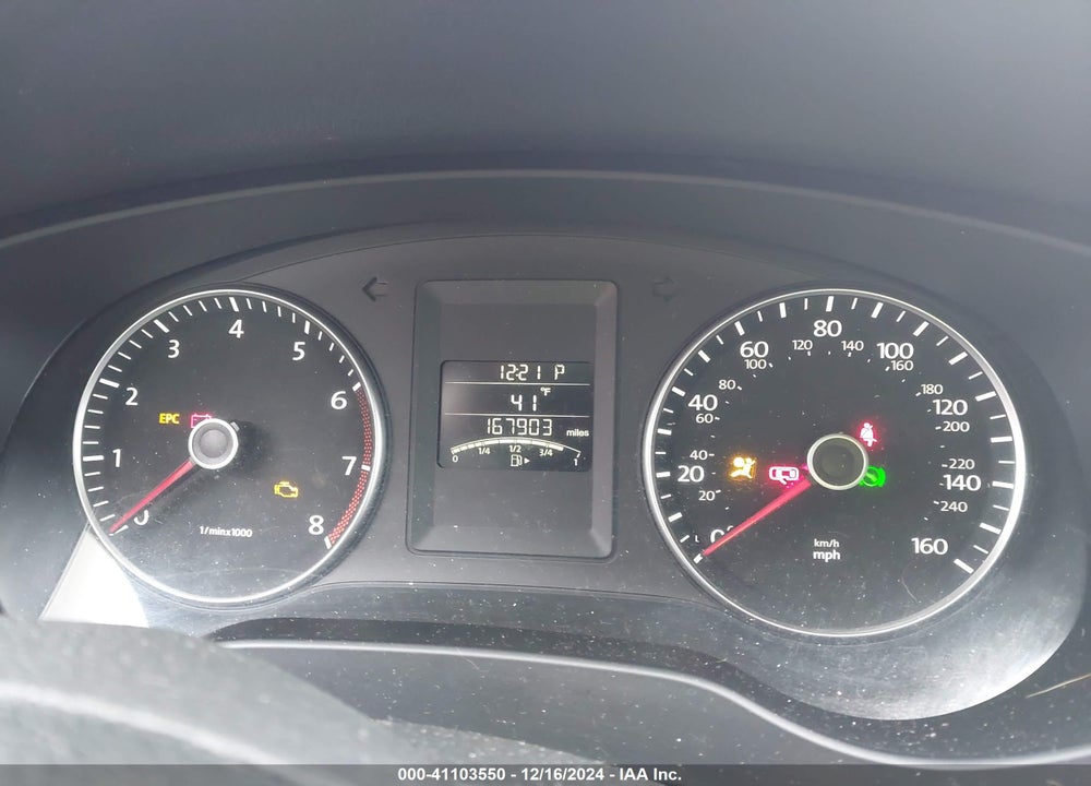2012 VOLKSWAGEN JETTA 2.5L SE VIN: 3VWDP7AJ0CM128119