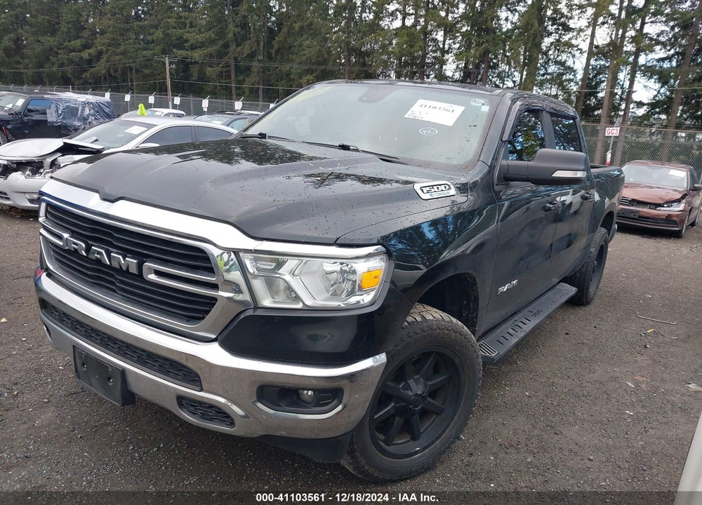 2021 RAM 1500 BIG HORN 4X4 5'7 BOX VIN: 1C6RRFFG4MN763773