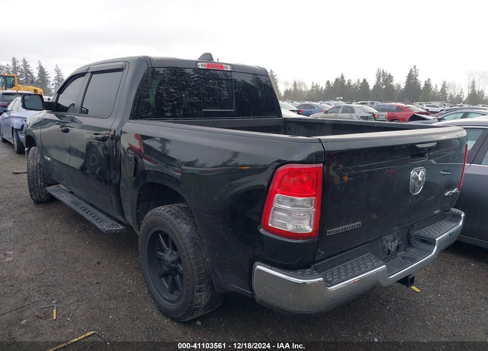 2021 RAM 1500 BIG HORN 4X4 5'7 BOX VIN: 1C6RRFFG4MN763773