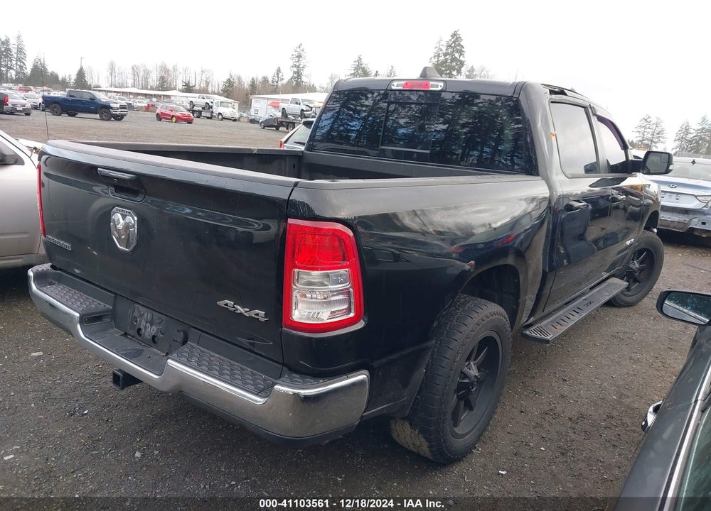 2021 RAM 1500 BIG HORN 4X4 5'7 BOX VIN: 1C6RRFFG4MN763773