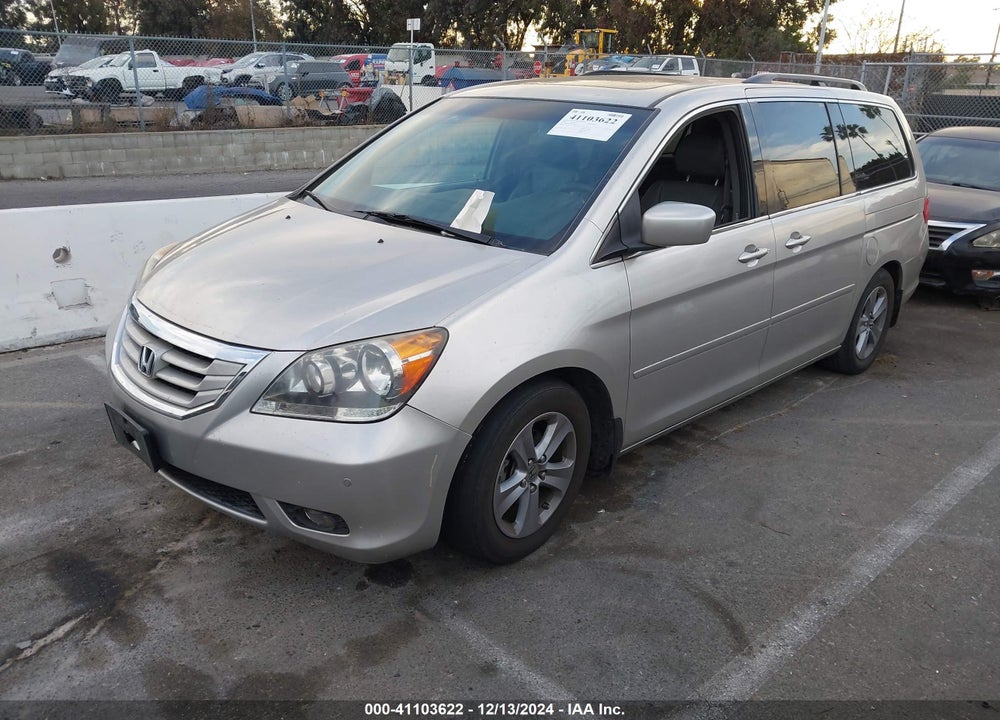 2008 HONDA ODYSSEY TOURING VIN: 5FNRL389X8B106486
