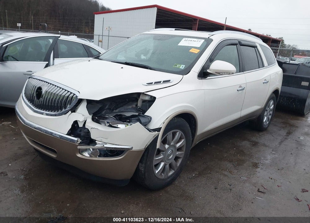 2012 BUICK ENCLAVE LEATHER VIN: 5GAKVCED7CJ386228