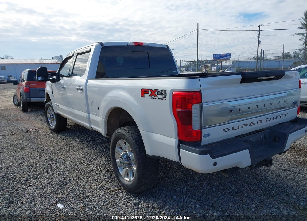 2019 FORD F-350 PLATINUM VIN: 1FT8W3BT0KEE31146