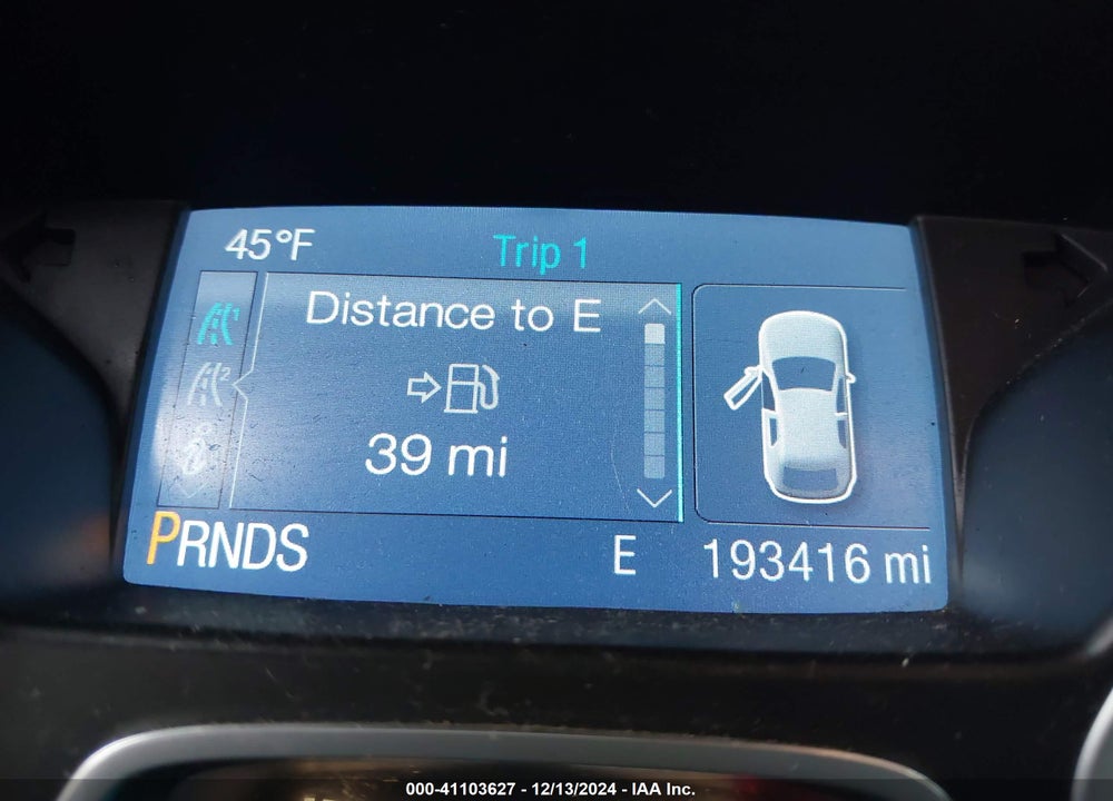 2014 FORD ESCAPE S VIN: 1FMCU0F7XEUC44420
