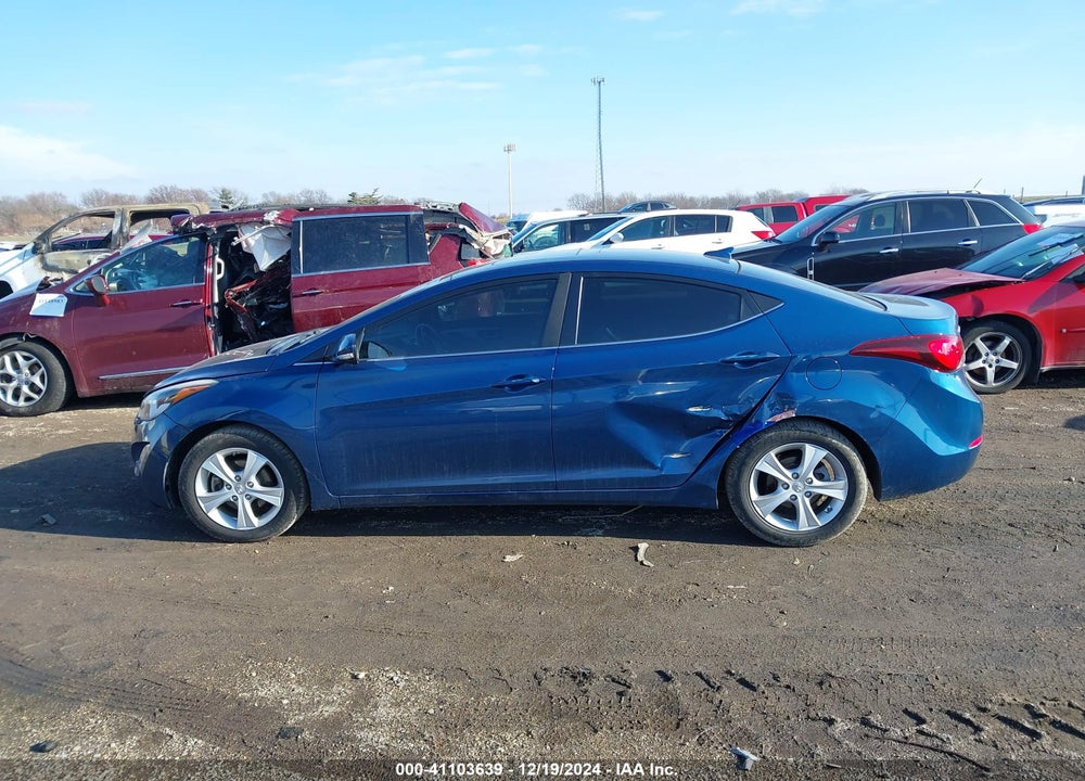 2016 HYUNDAI ELANTRA VIN: KMHDH4AE4GU603253