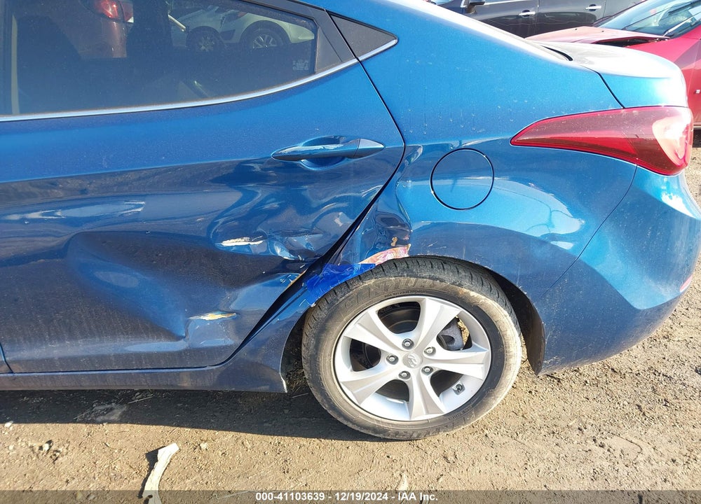 2016 HYUNDAI ELANTRA VIN: KMHDH4AE4GU603253