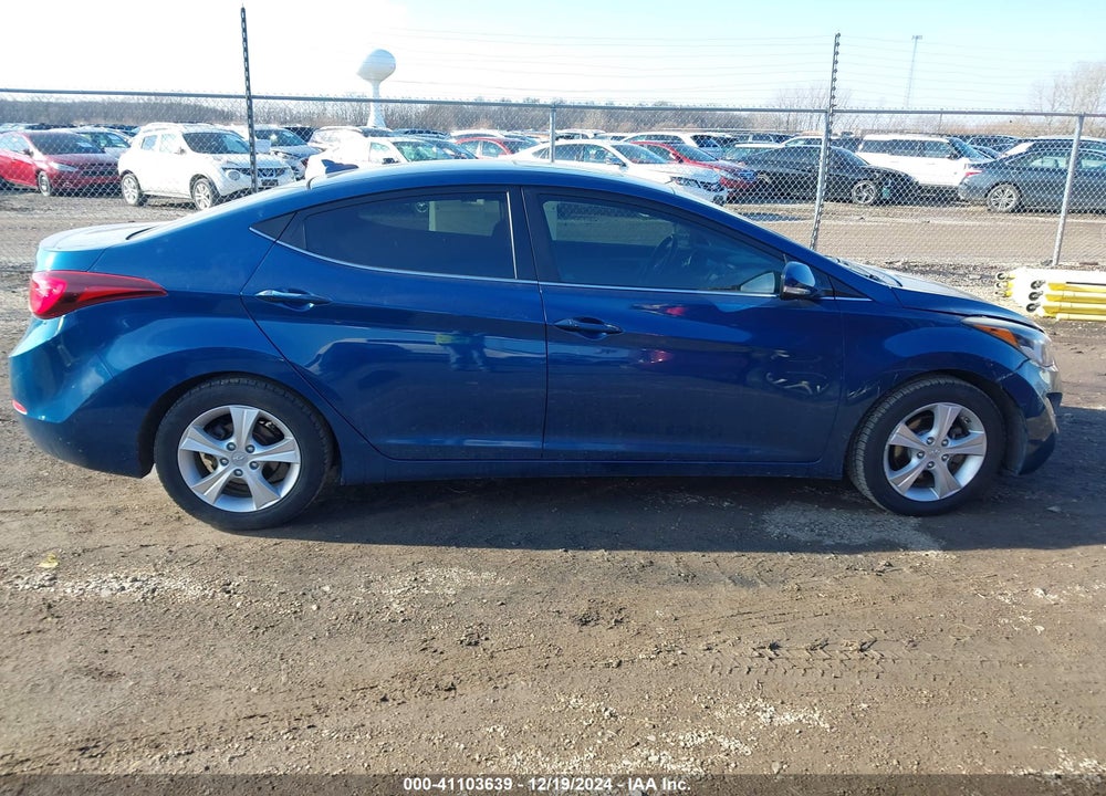 2016 HYUNDAI ELANTRA VIN: KMHDH4AE4GU603253