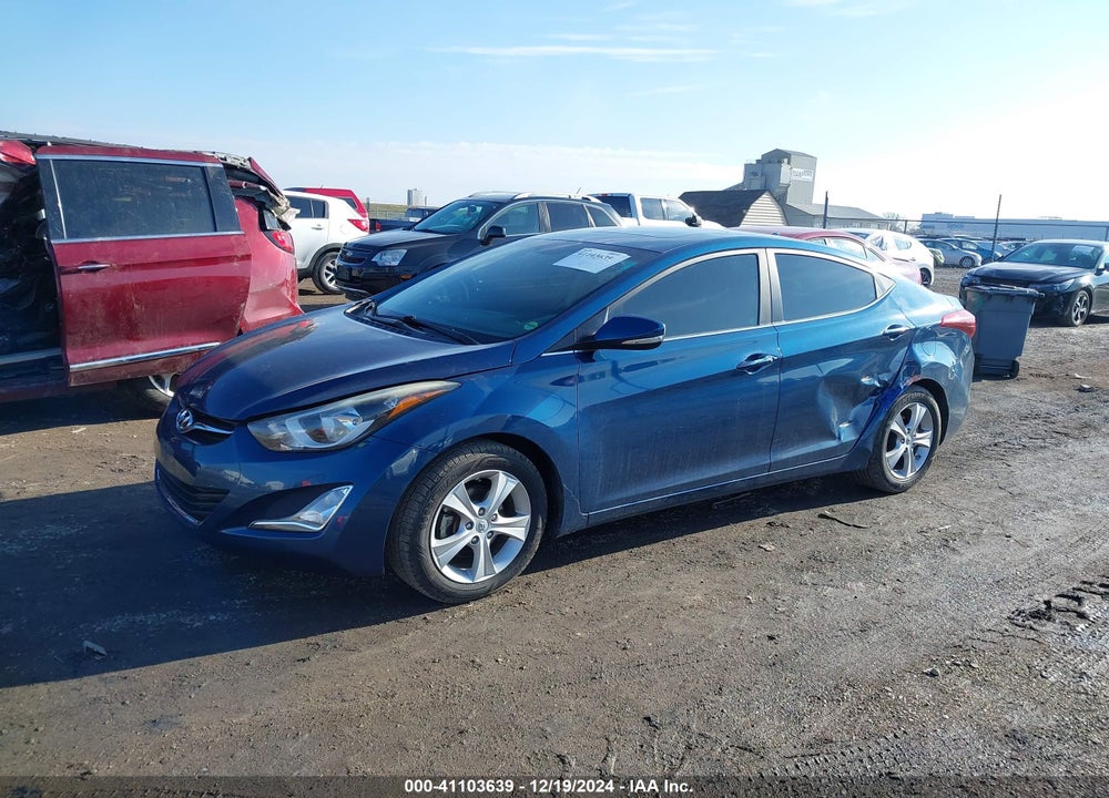 2016 HYUNDAI ELANTRA VIN: KMHDH4AE4GU603253