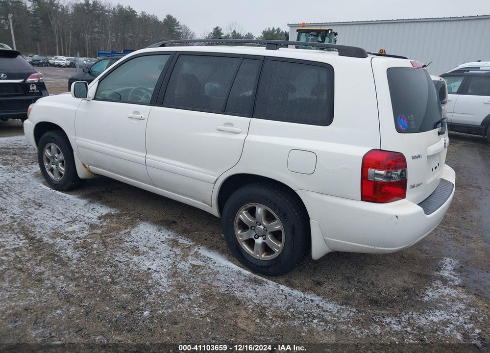 2006 TOYOTA HIGHLANDER V6 VIN: JTEEP21A160165824
