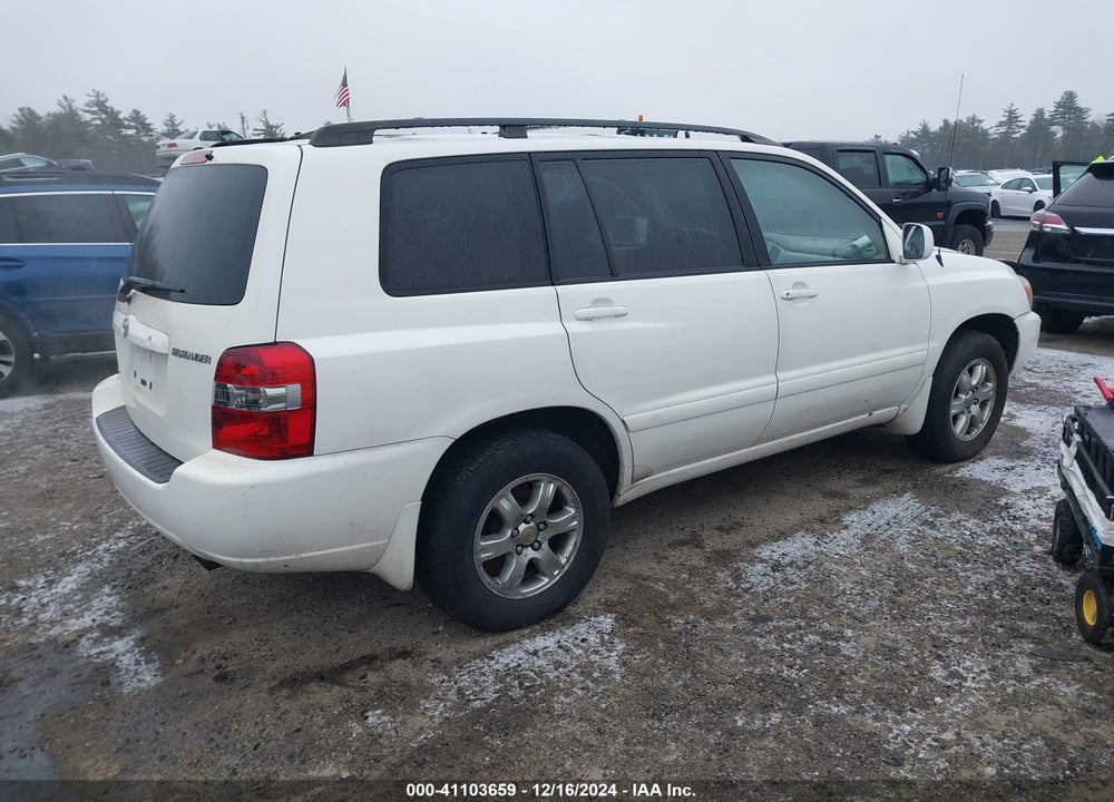 2006 TOYOTA HIGHLANDER V6 VIN: JTEEP21A160165824
