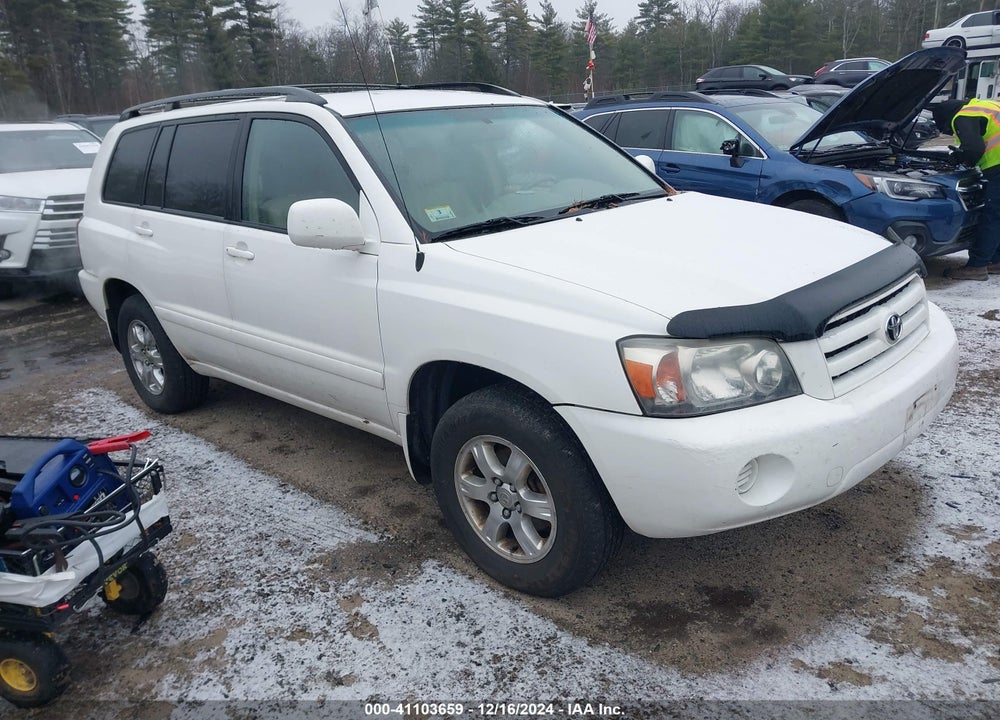 2006 TOYOTA HIGHLANDER V6 VIN: JTEEP21A160165824