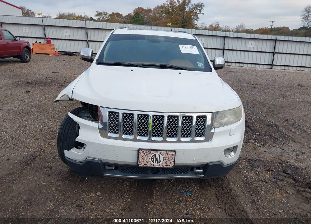 2013 JEEP GRAND CHEROKEE OVERLAND SUMMIT VIN: 1C4RJECT3DC556539