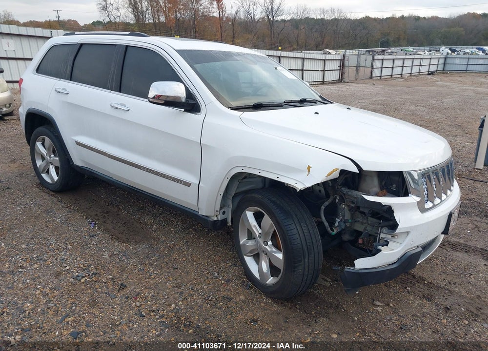 2013 JEEP GRAND CHEROKEE OVERLAND SUMMIT VIN: 1C4RJECT3DC556539