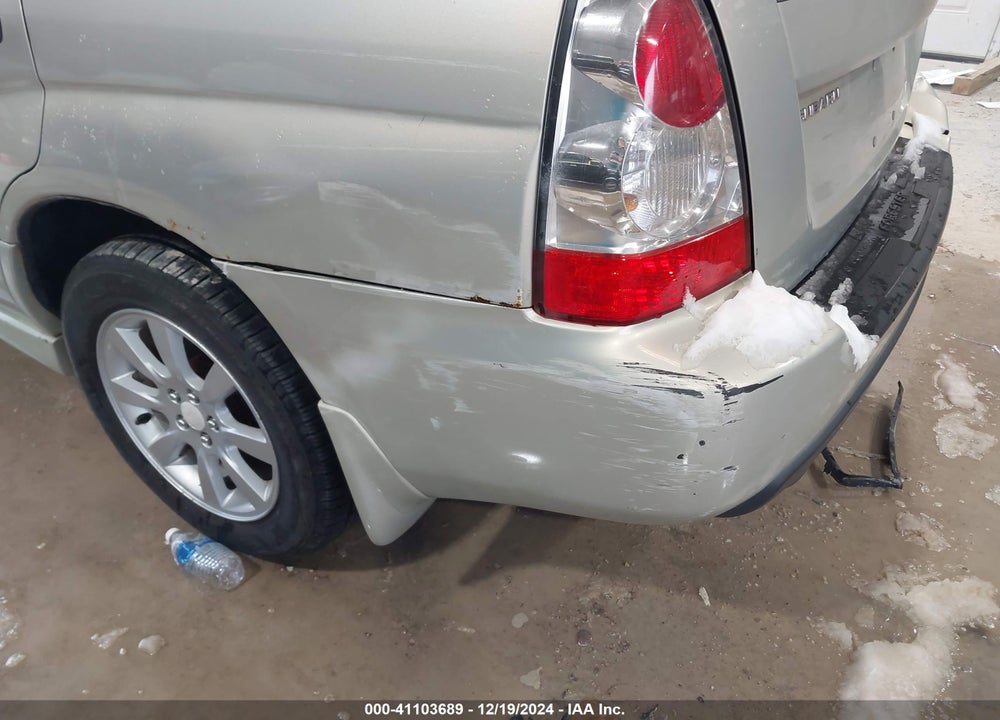 2006 SUBARU FORESTER 2.5X VIN: JF1SG65656H738882