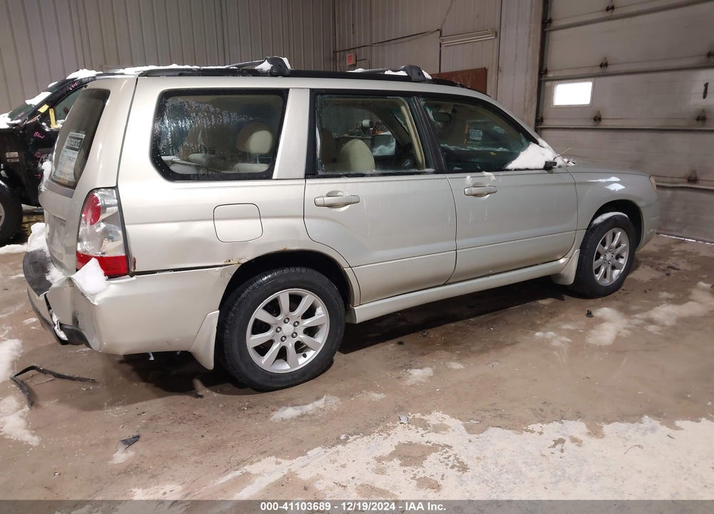 2006 SUBARU FORESTER 2.5X VIN: JF1SG65656H738882