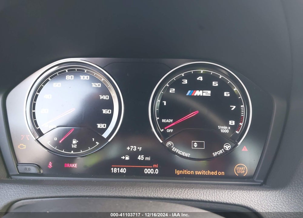 2020 BMW M2 COMPETITION VIN: WBS2U7C02L7F31256