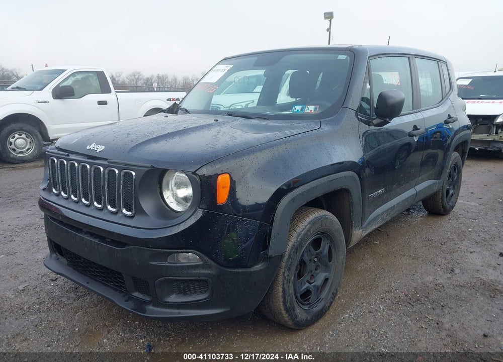2015 JEEP RENEGADE SPORT VIN: ZACCJBAT0FPB63396